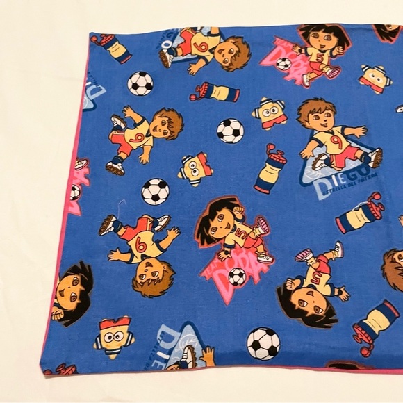 Diego and Dora the Explorer Pillowcase Homemade 21” x 12.5” Pillow Case - Picture 2 of 16